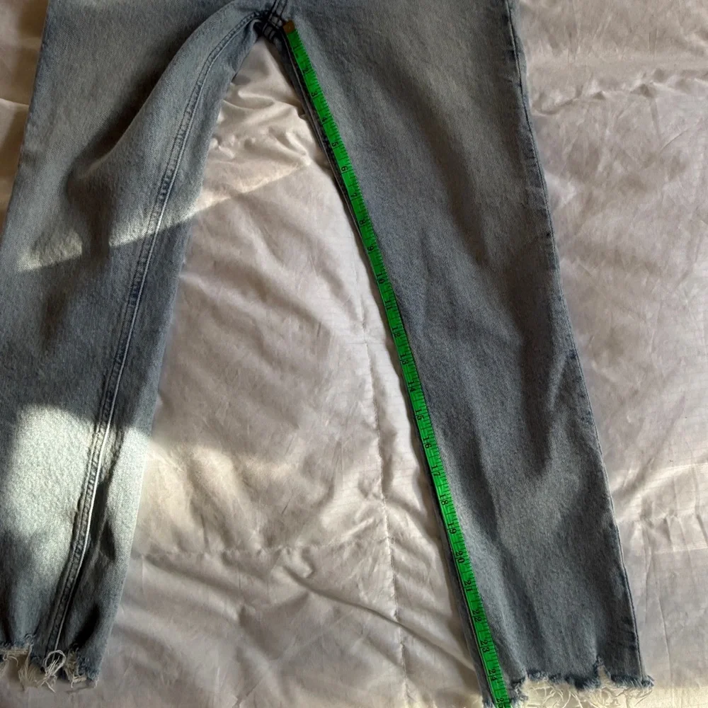 AGOLDE Riley High-Rise Fringe Hem Jeans | 25 - Picture 9 of 9